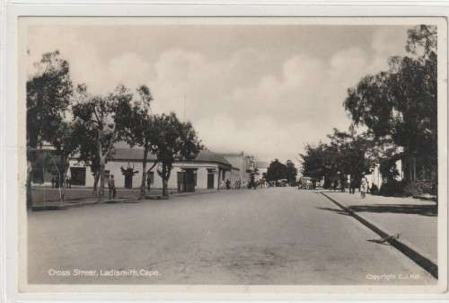 South Africa - Cross Street Ladismith Cape - Postcard
