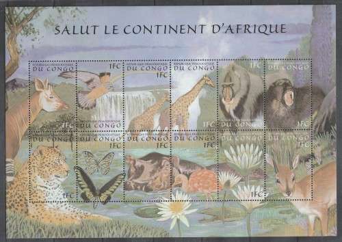 Congo Democratic (Zaire) - 2000 - African Flora and Fauna