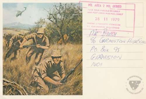 South Africa RSA - Army SWA Border War Covers (6) Active Service Censored