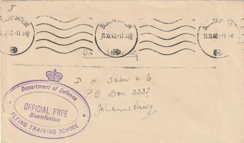 South Africa RSA - Army SWA Border War Covers (6) Active Service Censored