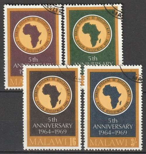 Malawi - 1969 - African Development Bank 5th anniversary