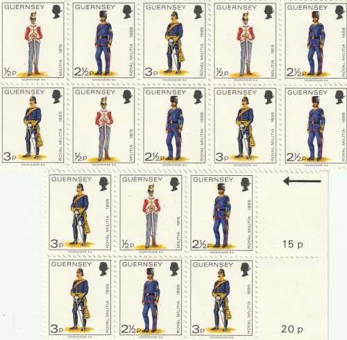 Great Britain Guernsey - 1974 Military Uniforms
