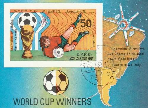 Korea DPR North - 1978 - Soccer Word Championships Winners Argentina