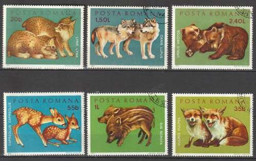 Romania - 1972 - Young Animals