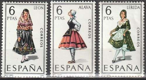 Spain - 1968 - 1969 - Regional Costumes