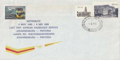 South Africa RSA - 1985 - South African Railways Metroblitz Last Trip Express Passanger Service