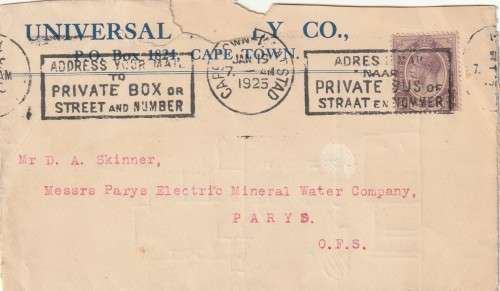 South Africa Republic and Union - Selection of Covers with Slogan Postmarks