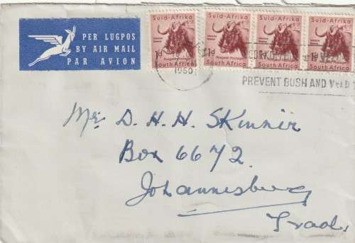 South Africa Republic and Union - Selection of Covers with Slogan Postmarks