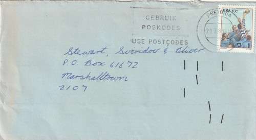 South Africa Republic and Union - Selection of Covers with Slogan Postmarks