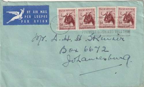South Africa Republic and Union - Selection of Covers with Slogan Postmarks