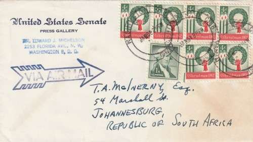 United States USA - 1962 - Christmas Washington