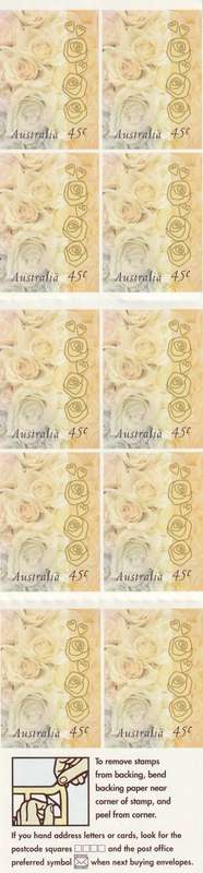 Australia - 1998 - Champaigne Roses Booklet