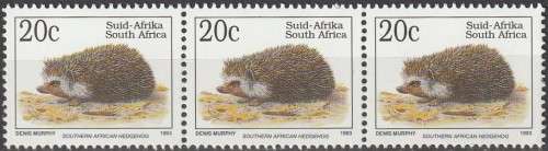 South Africa RSA - 1993 (1997) - Sixth 6th Definitive Endangered Fauna - 20c Hedgehog