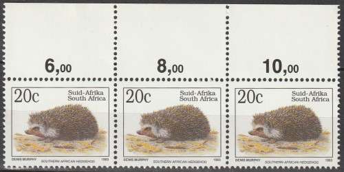 South Africa RSA - 1993 (1997) - Sixth 6th Definitive Endangered Fauna - 20c Hedgehog