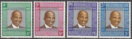 Malawi - 1966 - Republic Day 2nd Anniversary of Independence Hastings Kamuzu Banda