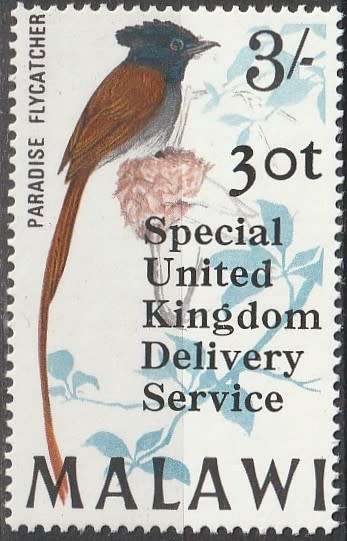 Malawi - 1971 (1968) - Birds Vogel Overprint Aufdruck Freimarken Definitive Dual Currency