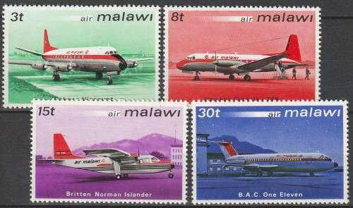 Malawi - 1972 - Air Malawi Airways Airplanes