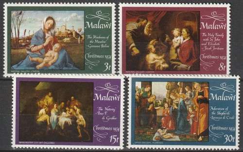 Malawi - 1974 - Christmas Paintings