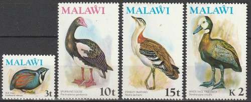 Malawi - 1975 - Birds Definitive