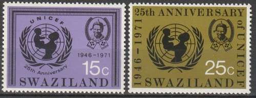 Swaziland - 1972 - UNICEF 25th anniversary (in 1971)