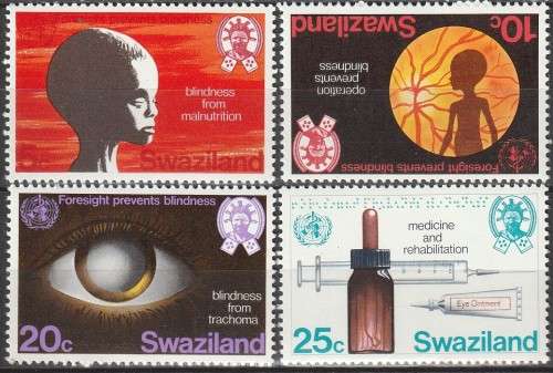 Swaziland - 1976 - World Health Day Foresight prevents blindness WHO