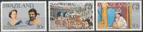 Swaziland - 1977 - 25th anniversary of the reign of Queen Elizabeth II Silver Jubilee