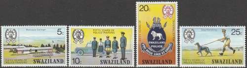 Swaziland - 1977 - 50 years of police training
