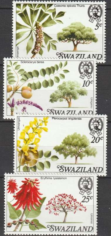 Swaziland - 1978  - Trees and Flowers