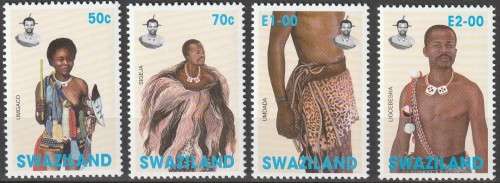 Swaziland - 1997 - Traditional Costumes Clothing