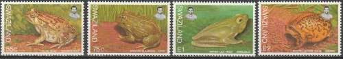 Swaziland - 1998 Frogs Toads Amphibians