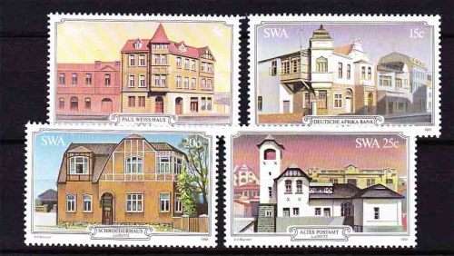 South West Africa SWA - 1981 - Architecture of Luderitz Buildings - Complete Set