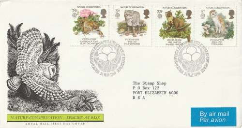 Great Britain - 1986 - Nature Conservation - Complete Set on FDC