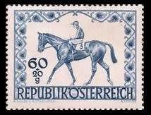 Austria - 1947 - Race Horse and Jockey