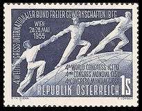 Austria - 1955 - International Confederation of Free Trade Unions