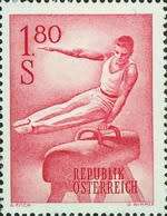 Austria - 1962 - Sports Gymnast on Vaulting Horse