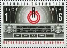 Austria - 1964 - Forty years of Radio Austria