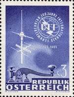 Austria - 1965 - 100th Anniversary of the International Telecommunication Union ITU