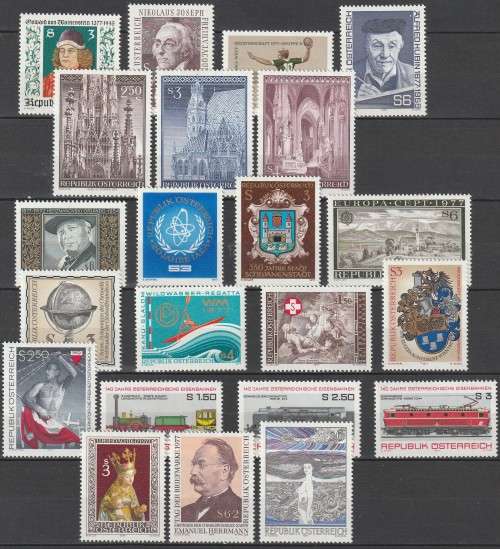 Austria - 1977 - Commemorative Year Set Complete