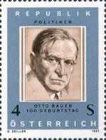 Austria - 1981 - 100th Anniversary of Otto Bauer