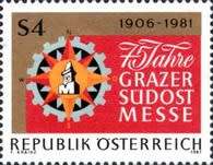Austria - 1981 - 75th Anniversary of Sudost-Messe Graz Trade Fair