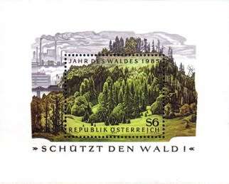 Austria - 1985 - Year of the Forest Souvenir Sheet