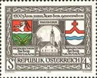 Austria - 1985 - Anniversaries of the Towns of Weibern-Hofkirchen and Taufkirchen on Trattnach