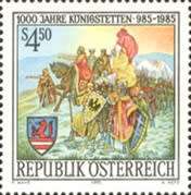 Austria - 1985 - 1000th Anniversary of Konigstetten