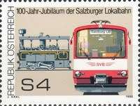 Austria - 1986 - 100th Anniversary of the Salzburg Regional Railway