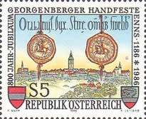 Austria - 1986 - 800th Anniversary of the Georgenberger Handfeste Treaty