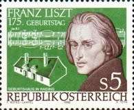 Austria - 1986 - 175th Anniversary of the Birth of Franz Liszt