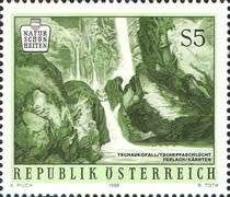 Austria - 1986 -  Austria`s Natural Beauties Tschauko Falls, Carinthia