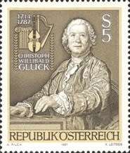 Austria - 1987 - 200th Anniversary of the Death of Christoph Willibald Gluck
