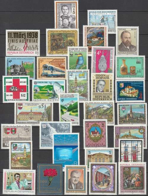 Austria - 1988 - Commemorative Year Set Complete