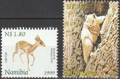 Namibia - 1999 - Fun stamps for Children Fauna Animals